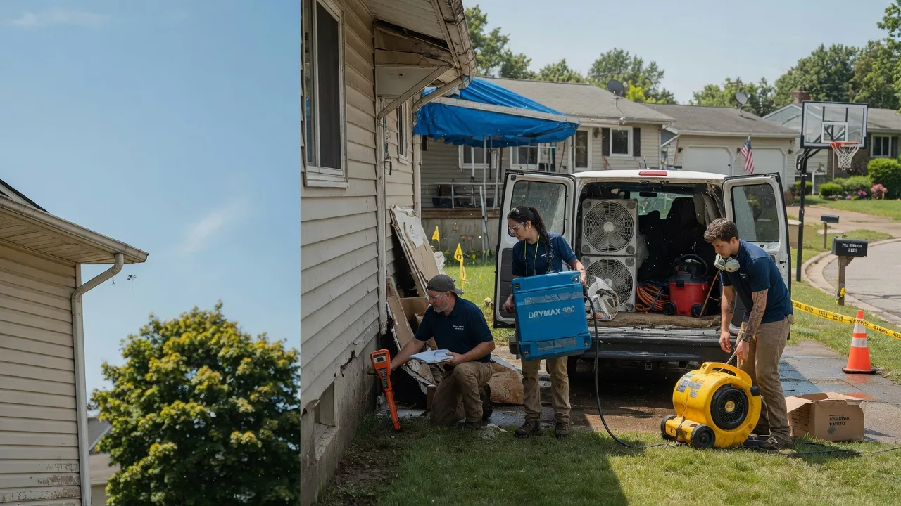 Ceiling Leak Cleanup in Hartford City, IN near me